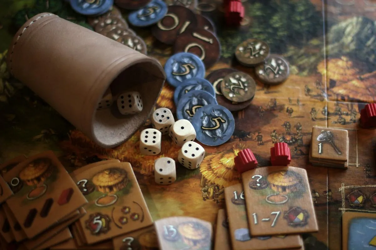 Gemeinsamer Spieleabend mit Brettspielen